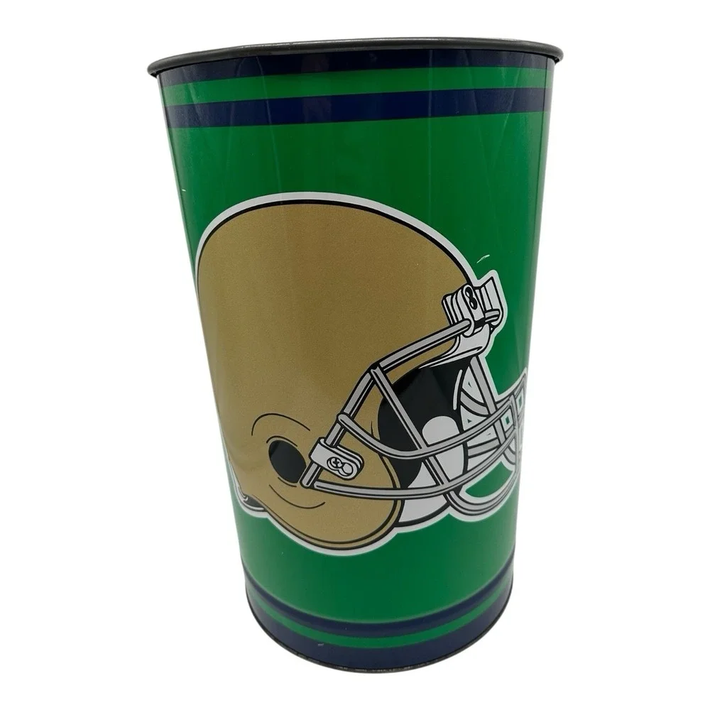 Vintage Notre Dame Fighting Irish Wincraft Trash‎ Can Licensed USA 15